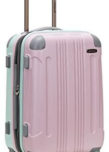 Rockland London Hardside Expandable Luggage with Spinner Wheels, Multicolor, Carry-On 20-Inch