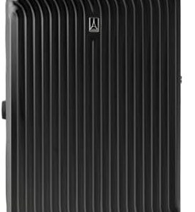 Travelpro Maxlite Air Hardside Expandable Checked Luggage, 8 Spinner Wheels, Lightweight Hard Shell Polycarbonate Suitcase, Black, Checked Large 28-Inch