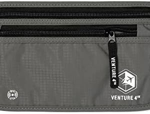 VENTURE 4TH Travel Money Belt - RFID Blocking (Gray)