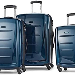 Samsonite Winfield 2 Hardside Expandable Luggage with Spinner Wheels, Deep Blue, 3-Piece Set (20/24/28)
