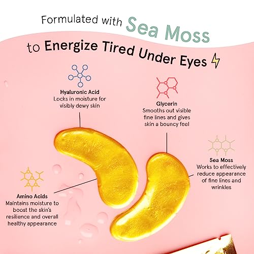 grace & stella Under Eye Mask - Gifts for Women - Travel Essentials - Reduce Dark Circles, Puffy Eyes, Undereye Bags, Wrinkles - Gel Under Eye Patches for Bridesmaid - Vegan Self Care (24 Pairs, Gold) - Image 3