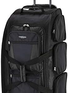 Travelers Club Xpedition 30 Inch Multi-Pocket Upright Rolling Duffel Bag