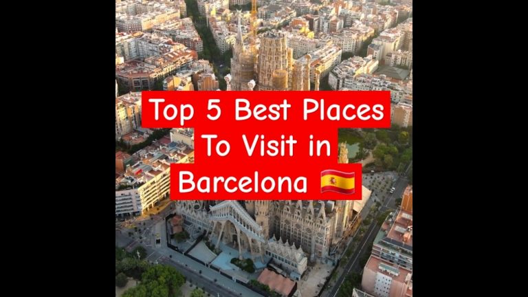 Top 5 Best Places To Visit in Barcelona 🇪🇸 #visitbarcelona #barcelona