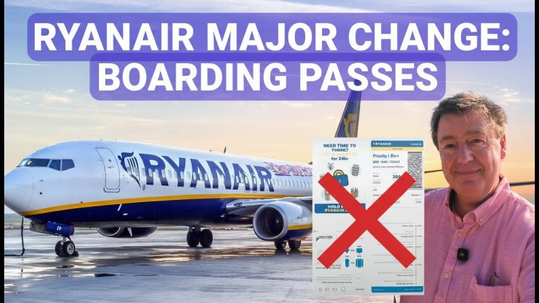 RYANAIR Boarding Pass Rule Change: Don’t Get Caught Out UK and EUROPE